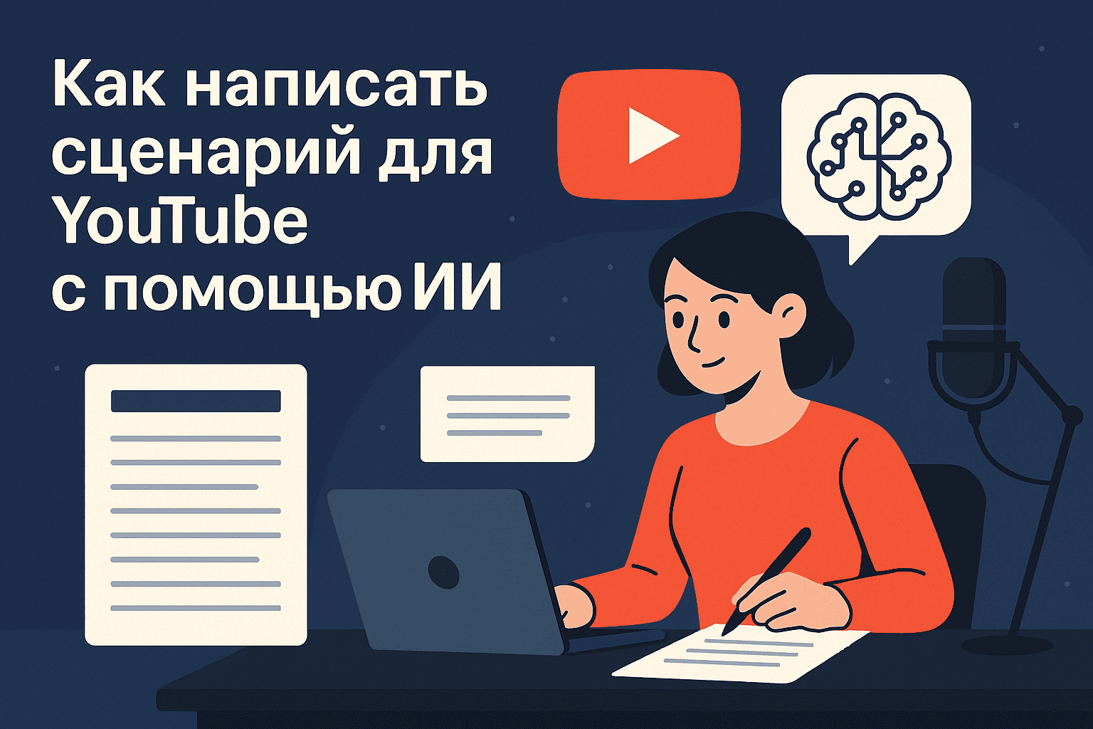 Как написать сценарий для YouTube с помощью ИИ