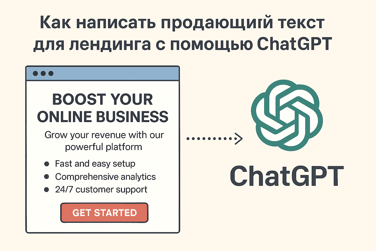 Как написать продающий текст для лендинга с помощью ChatGPT